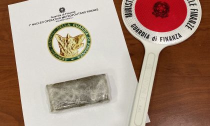 Fermato alla stazione con 110 grammi di hashish