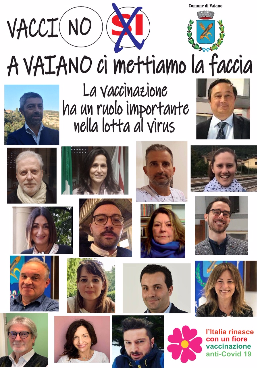 Da Vaiano arriva un appello bipartisan a vaccinarsi
