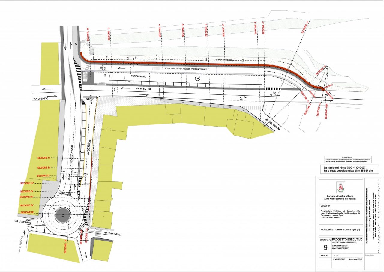 Lastra a Signa, partono i lavori per il primo lotto della variante di via Livornese