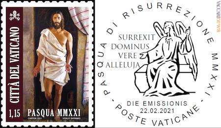 Il Vaticano sceglie come immagine per il francobollo di Pasqua un’opera della pieve di Figline di Prato. Lunedì l’annullo filatelico