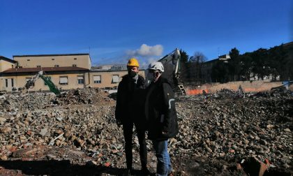 Prato: terminati i lavori di abbattimento dell’ex ospedale, il parco Centrale comincia a delinearsi