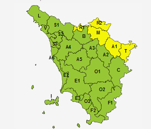 Neve: codice giallo sabato 20 marzo sull'appennino tosco-romagnolo