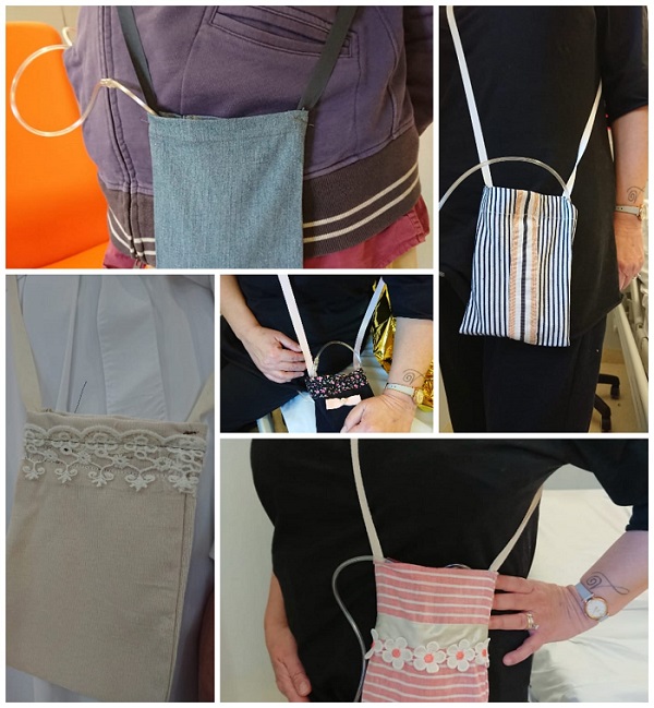 Una borsa home made per “alleggerire” la cura