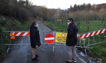 Frana sulla Fipili di Lastra a Signa, Forza Italia all'attacco sui lavori che non partono