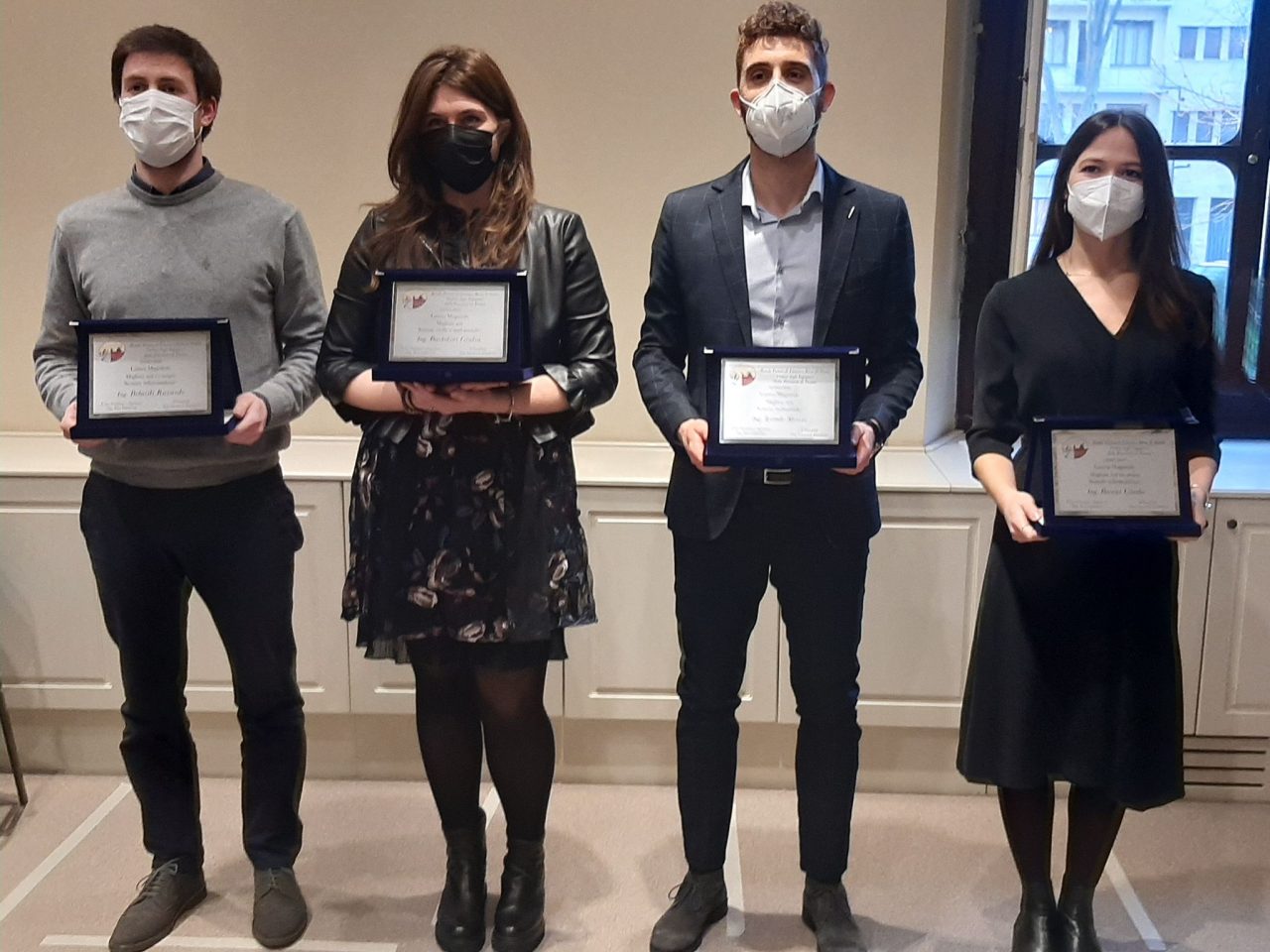 Università, premiate le tesi più innovative di sei giovani ingegneri