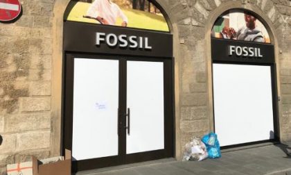 Chiude Fossil, prestigioso negozio di orologi in centro a Firenze