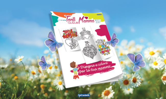 Tanti Auguri Mamma: da venerdì 23 in regalo un bellissimo album da colorare