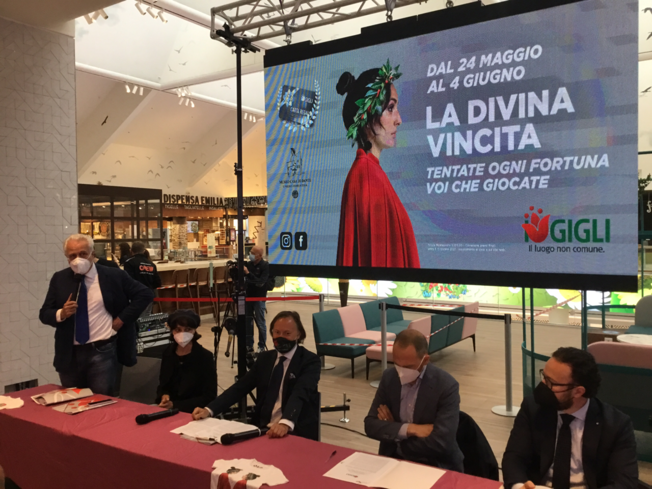 La Divina Vincita..ripartono da Dante gli eventi del centro commerciale I Gigli