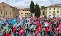 Prato, lo sciopero-protesta di questa mattina dopo la morte di Luana