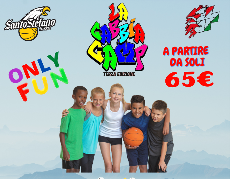 Tutto pronto per i campi estivi di Santo Stefano Basket