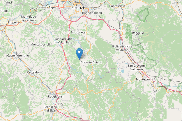 Scossa di terremoto con epicentro a Greve in Chianti