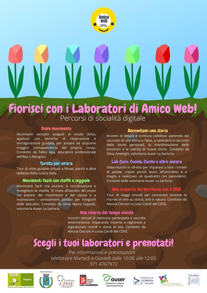 Vaiano: al via i laboratori su internet del progetto Amico Web