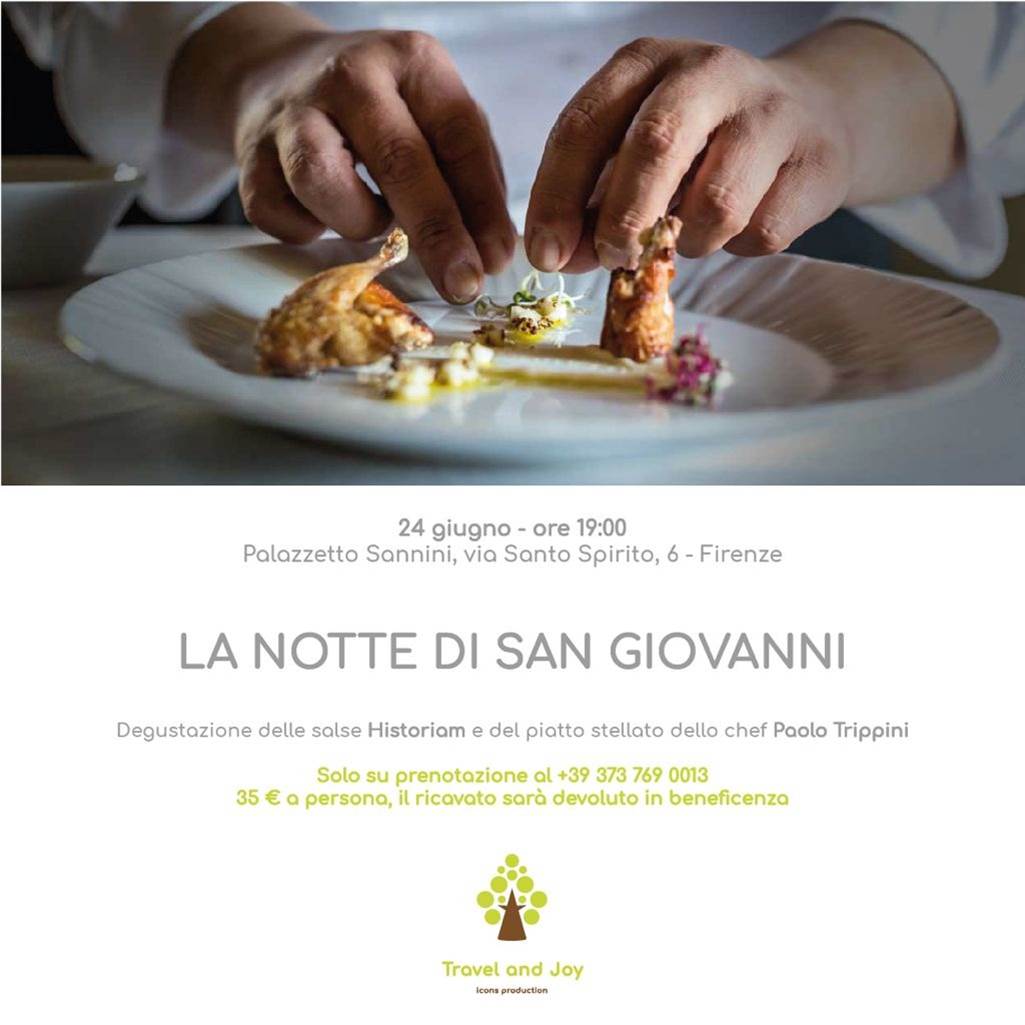 Notte di San Giovanni: show cooking e solidarietà a Firenze