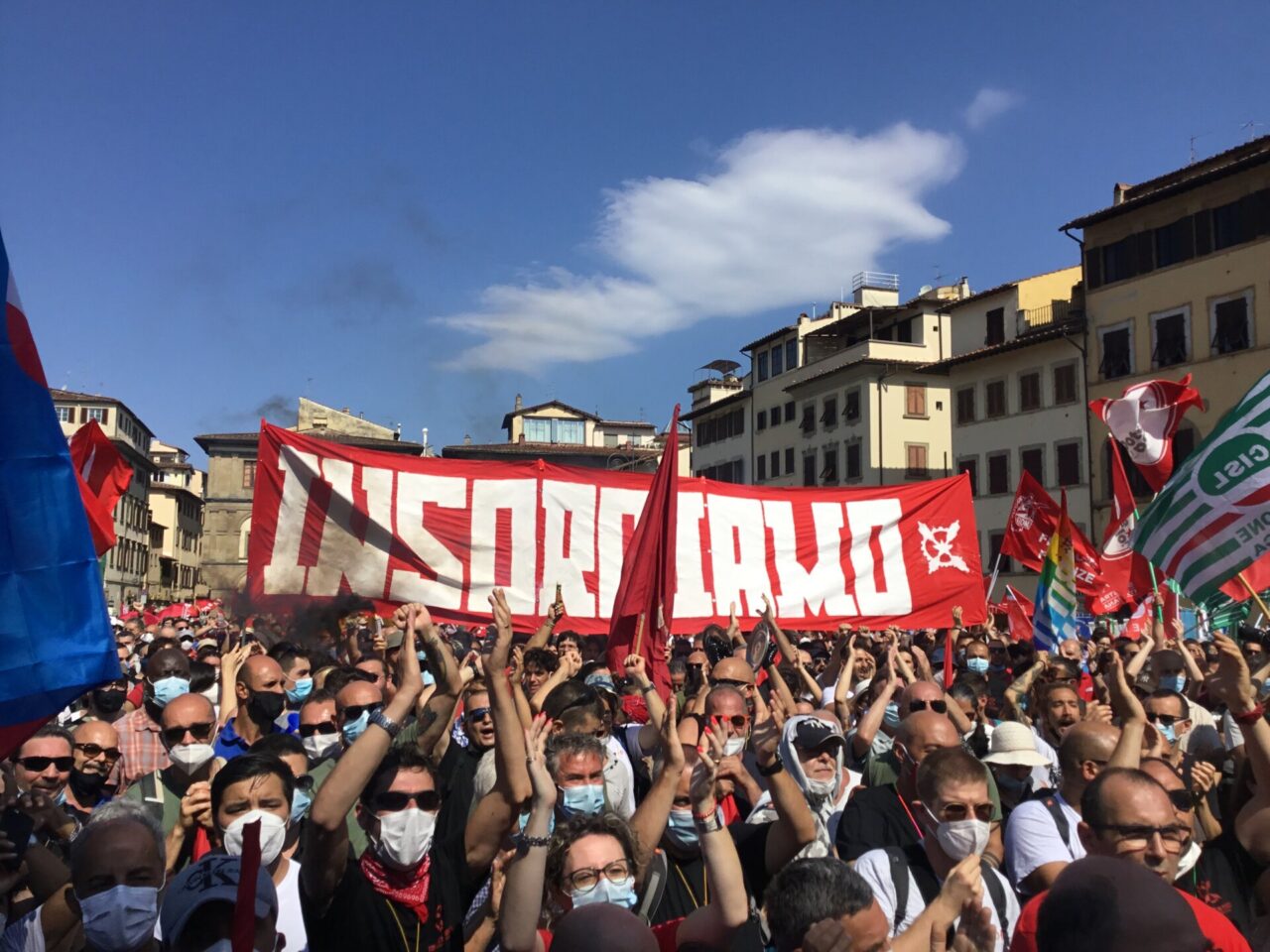 Firenze in piazza: “Siamo tutti Gkn”