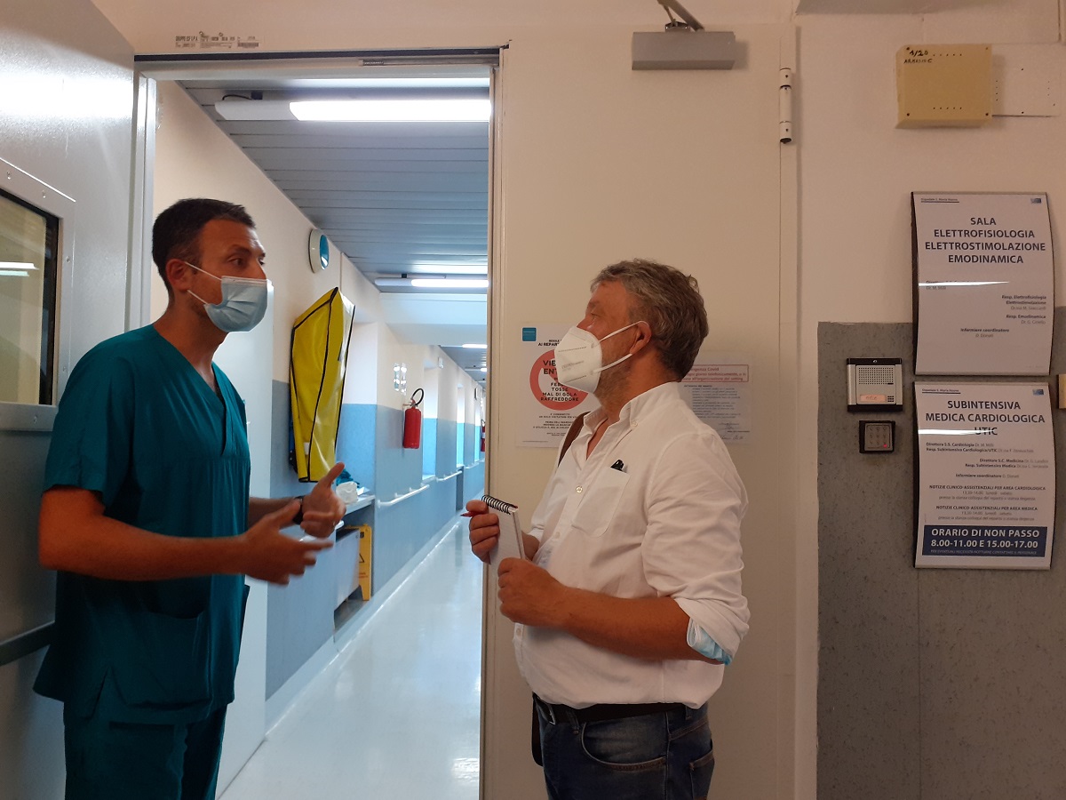 Troupe norvegese al S.M. Nuova per intervistare l’anestesista Lastrucci