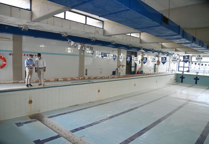 Sopralluoghi ai cantieri di palestre e piscine