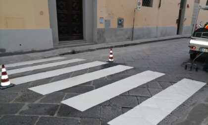 Oltre 70 le strade oggetto di interventi per attraversamenti e segnaletica in termoplastico da inizio 2021