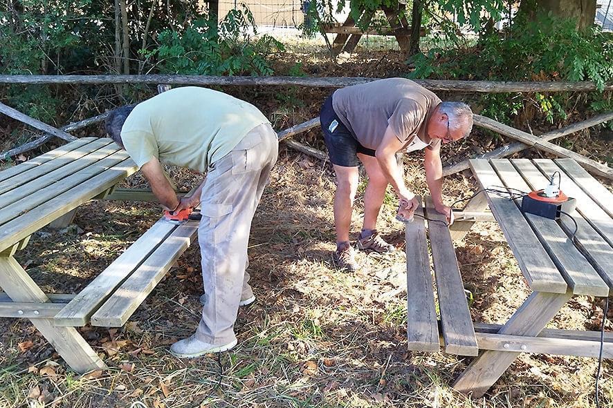 Padule di Fucecchio: al Centro Visite della Riserva Naturale restaurati tavoli e panche