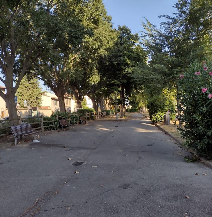 Controlli della Polizia Municipale al giardino di Santa Rosa