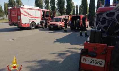 I vigili del fuoco toscani in viaggio verso la Calabria