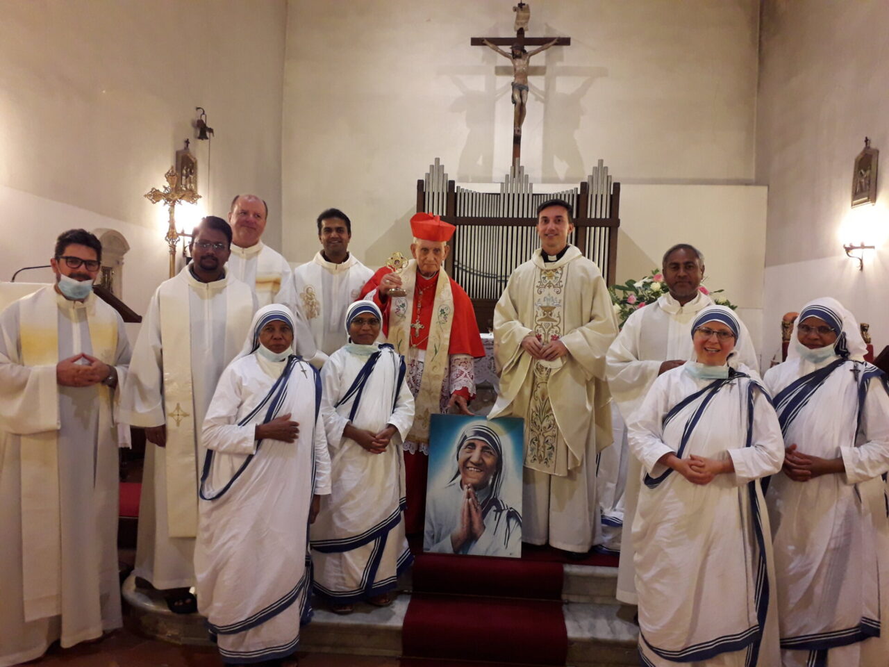 Il Cardinale Ernest Simoni a Brozzi nel giorno dedicato a Santa Madre Teresa di Calcutta