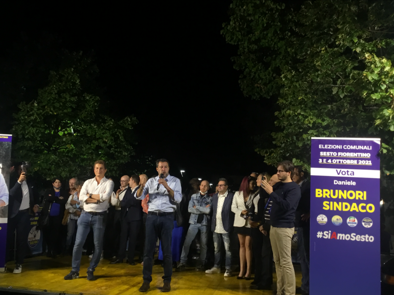 Salvini a Sesto lancia Brunori Sindaco: “possiamo vincere come a Sesto San Giovanni”