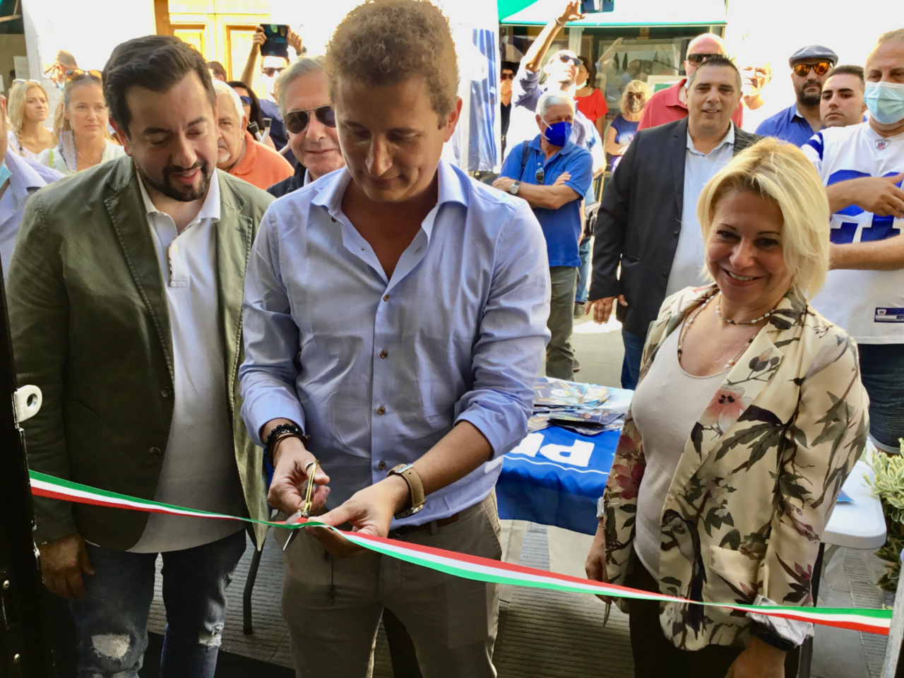 L’entusiasmo del centrodestra: in tanti stamani all’inaugurazione del comitato di Daniele Brunori