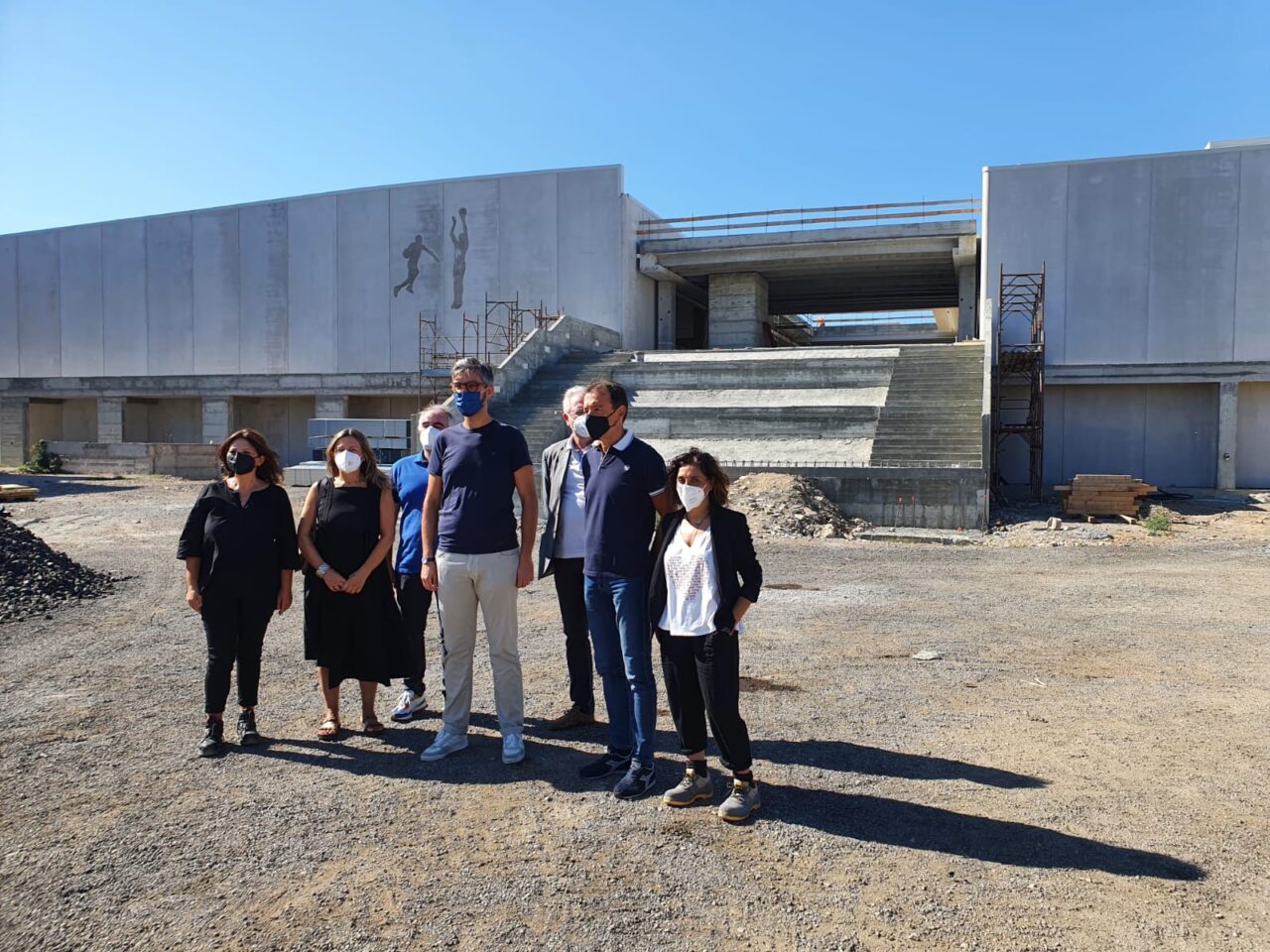 Il cantiere del polo sportivo di San Paolo prosegue secondo i tempi previsti