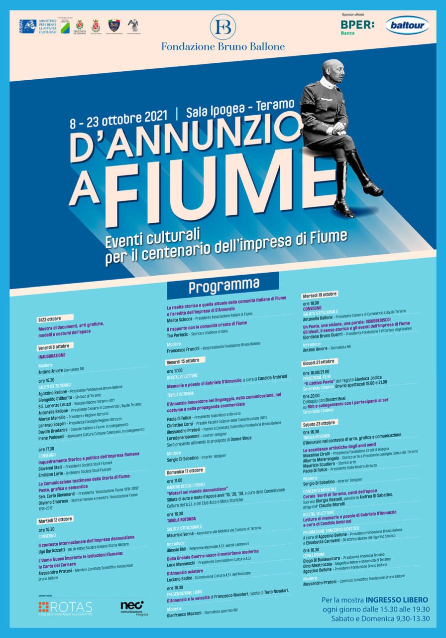Museo del figurino a Teramo per un evento su D’annunzio