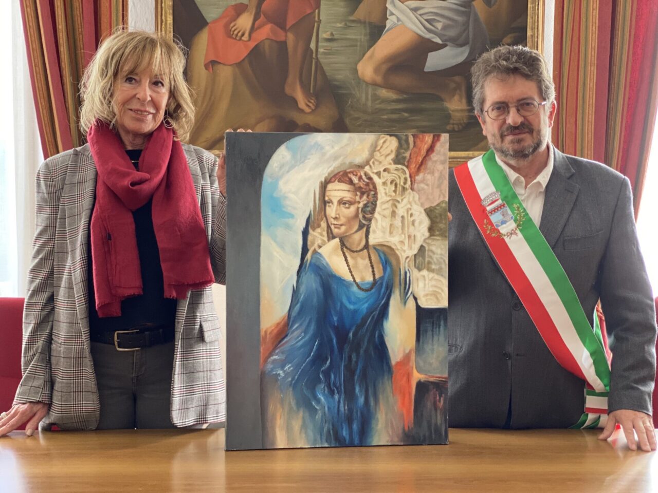 “La dama senza ermellino”  donata al Comune