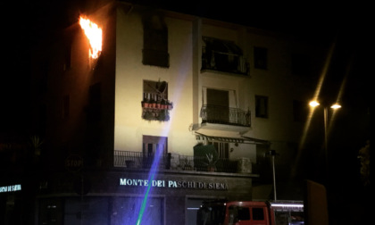 A fuoco un appartamento a Signa