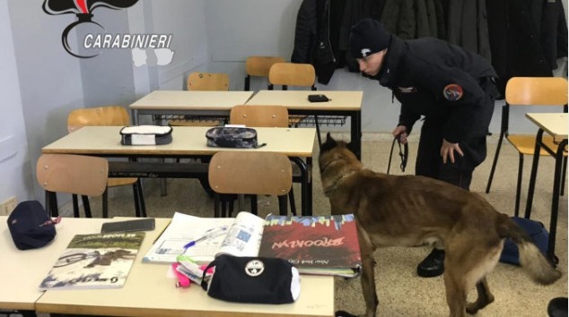 Carabinieri di Prato, servizi antidroga dell’Arma agli istituti scolastici Buzzi e Cicognini-Rodari