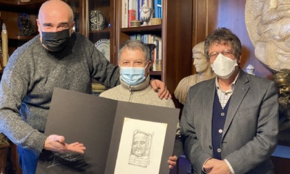 Fiorenzo Toniutti omaggia il maestro Alessandro Calonaci