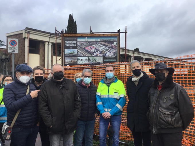 Procedono spediti i lavori per l’ampliamento del cimitero della Misericordia: “sarà un’opera architettonica di alto livello”