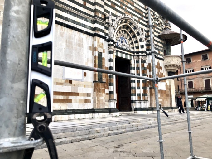 Al via i lavori di restauro delle facciate della cattedrale di Prato