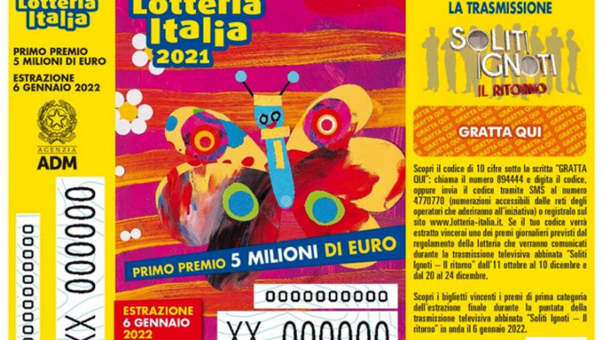 Lotteria Italia, in Toscana staccati 381.823 biglietti: a Firenze oltre 125mila