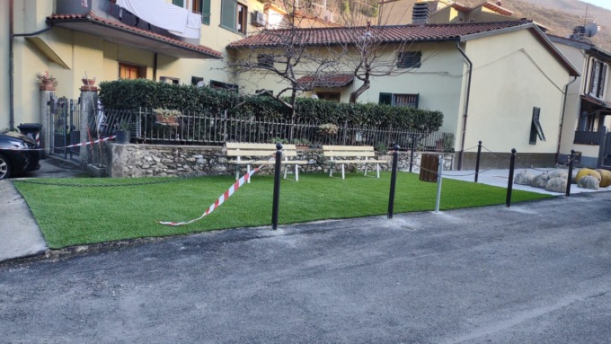 A Vaiano completato l’intervento di riqualificazione alla piazza di Gamberame