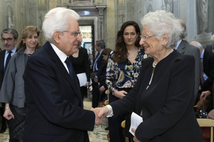 Liliana Segre ringrazia Vaiano per la cittadinanza onoraria