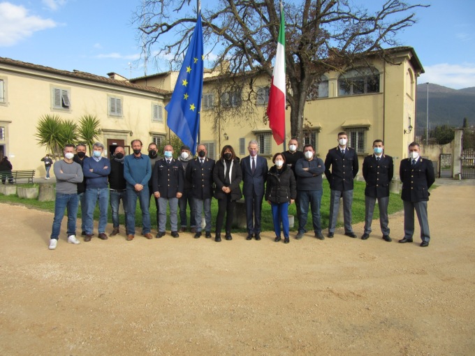 La visita del Questore di Firenze Maurizio Auriemma al Commissariato di Sesto Fiorentino