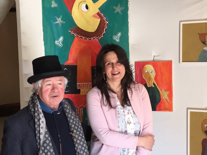 La mostra di Pinocchio alla Villa del Mulinaccio aperta da una lettura in italiano e ucraino
