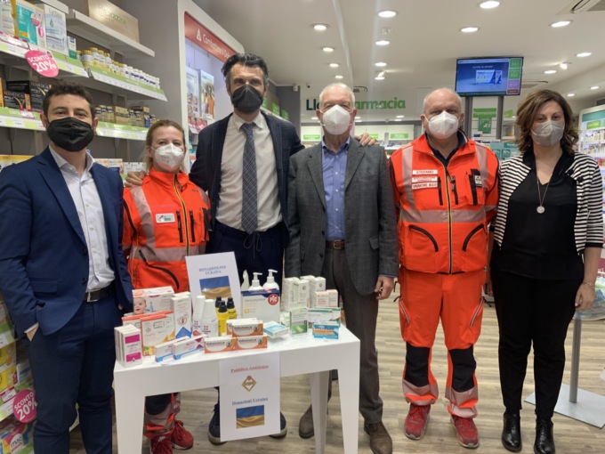 Partita la raccolta di farmaci in favore dei profughi ucraini da parte dei volontari della Pubblica Assistenza “L’Avvenire” Prato