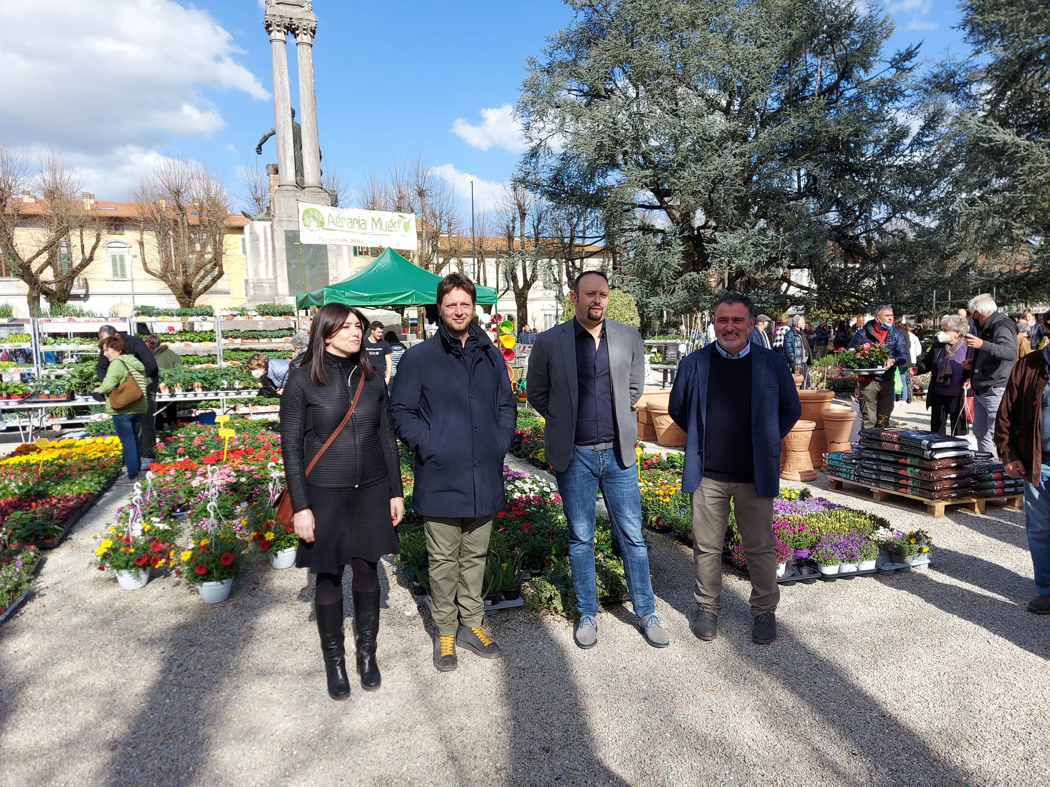 fiorinfiera 2022 visita giunta Borgo SL