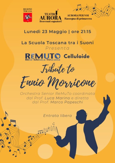 Scuola, l’orchestra Senjor Re.Mu.To in concerto lunedì 23 con “Tribute to Ennio Morricone”