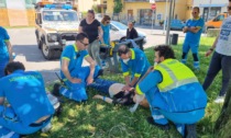 Incendio in una scuola a Montemurlo: spettacolare esercitazione che sabato sera ha anche destato preoccupazione nei montemurlesi