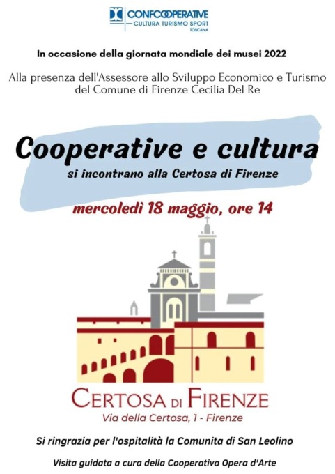 Cultura, le cooperative culturali toscane si incontrano alla Certosa di Firenze