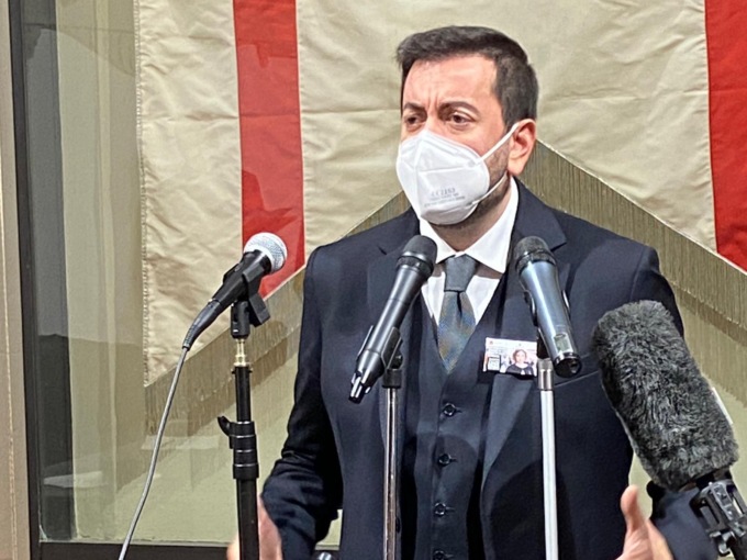 Scritte ingiuriose contro Eugenio Giani e Antonio Mazzeo