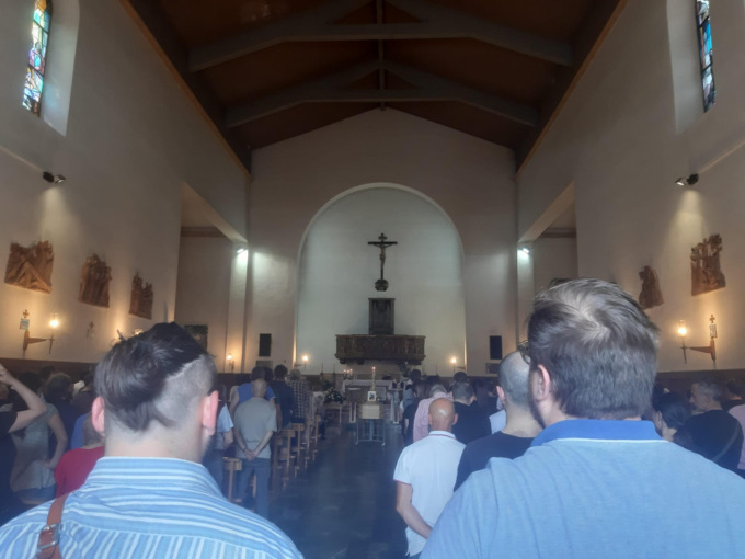 A Narnali il funerale di Mattia Van Glabbeek /vedi video