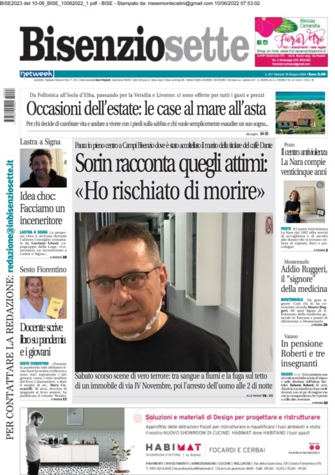 Accoltellato in pieno centro a Campi: parla Sorin, marito della titolare del bar Dante