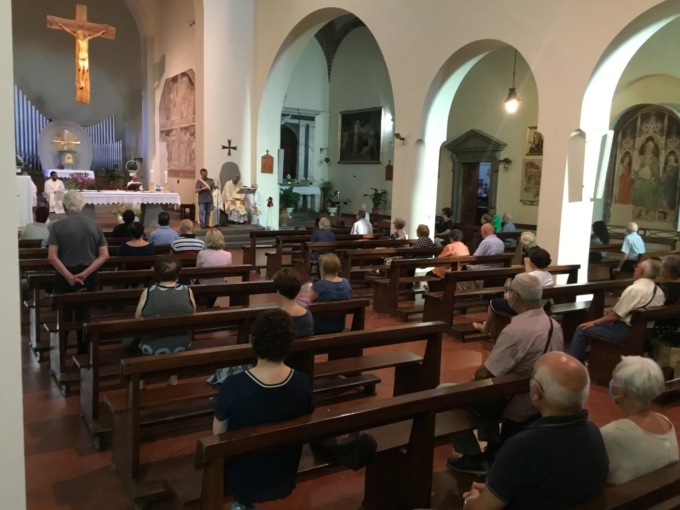 Patrono a Signa, don Alessandro prega per Ginevra e Benedetta