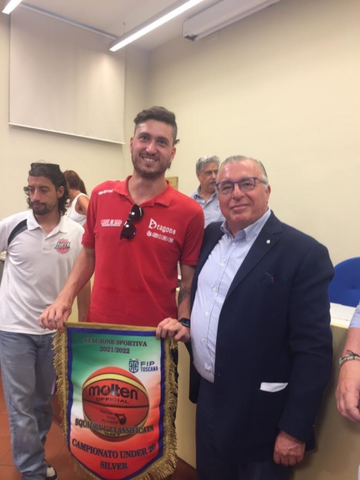 U20 Sibe Movind Gruppo AF: la premiazione alla FIP Toscana. L’emozione di coach Gabbiani: “Memorabile”